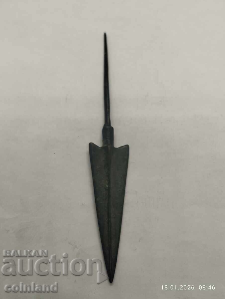 Αρχαίο χάλκινο ρωμαϊκό βέλος, δόρυ, ΑΝΤΙΓΡΑΦΟ ΑΝΑΠΑΡΑΓΩΓΗ με τιμή € 25.00 | 48.90 BGN