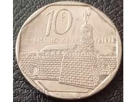 10 Песос Куба 2000