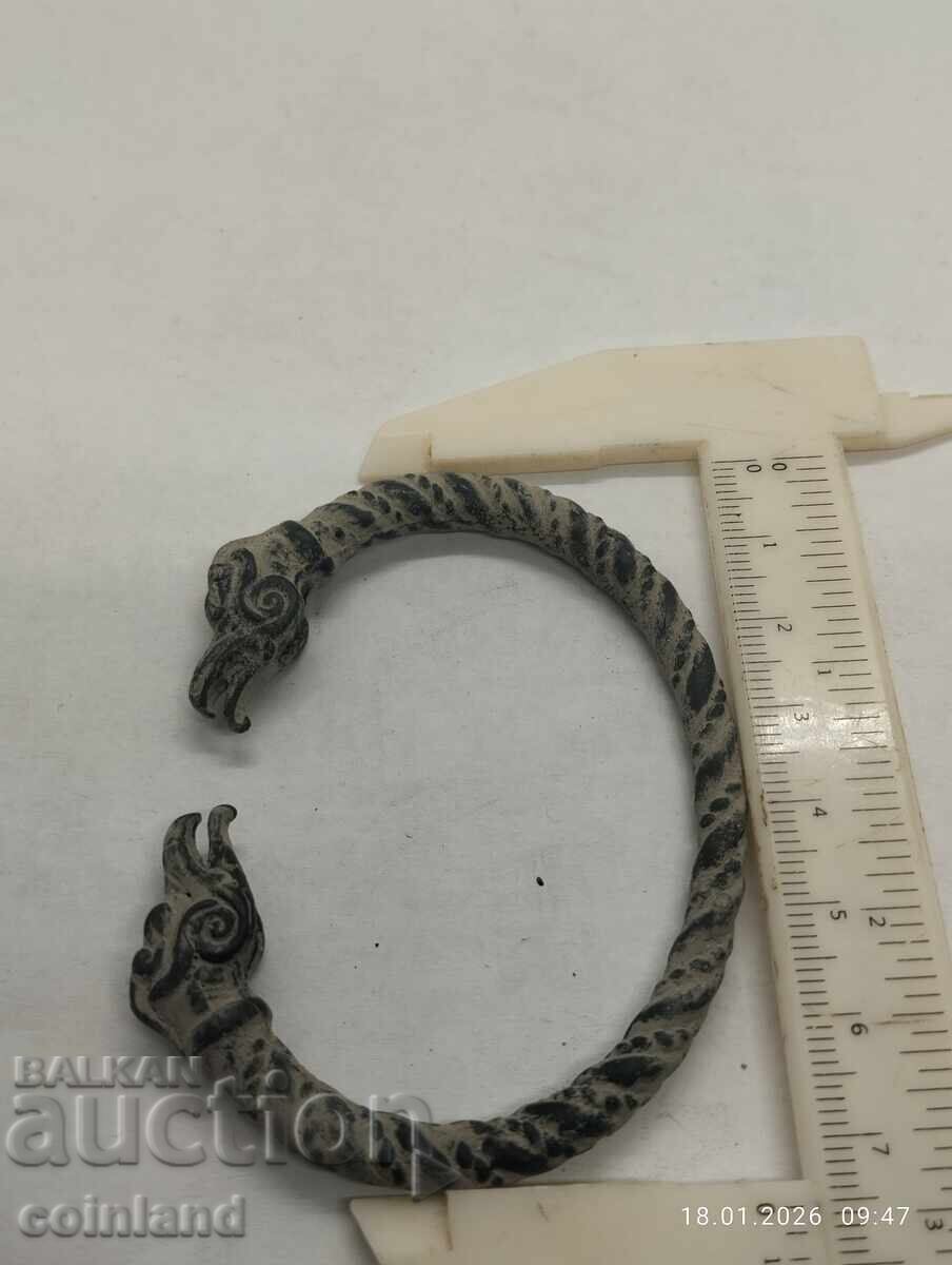 Delivery of Ancient Bronze Roman Bracelet - REPLICA REPRODUCTION