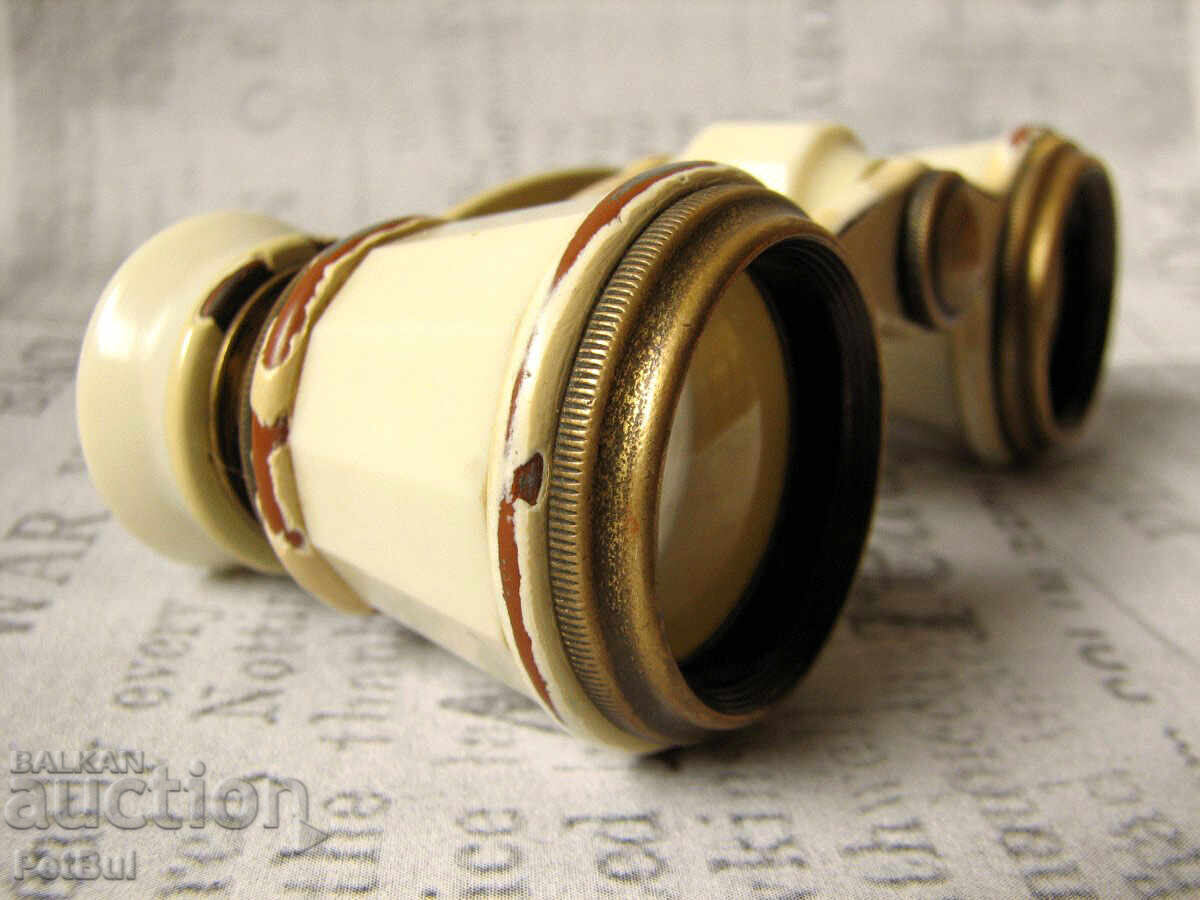 Binoclu vechi de operă 2,5x 1954 Inele bronz - 5