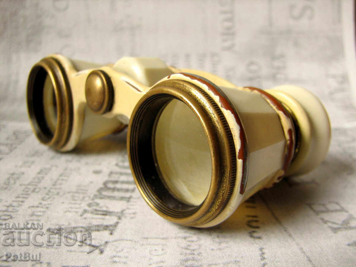 Binoclu vechi de operă 2,5x 1954 Inele bronz