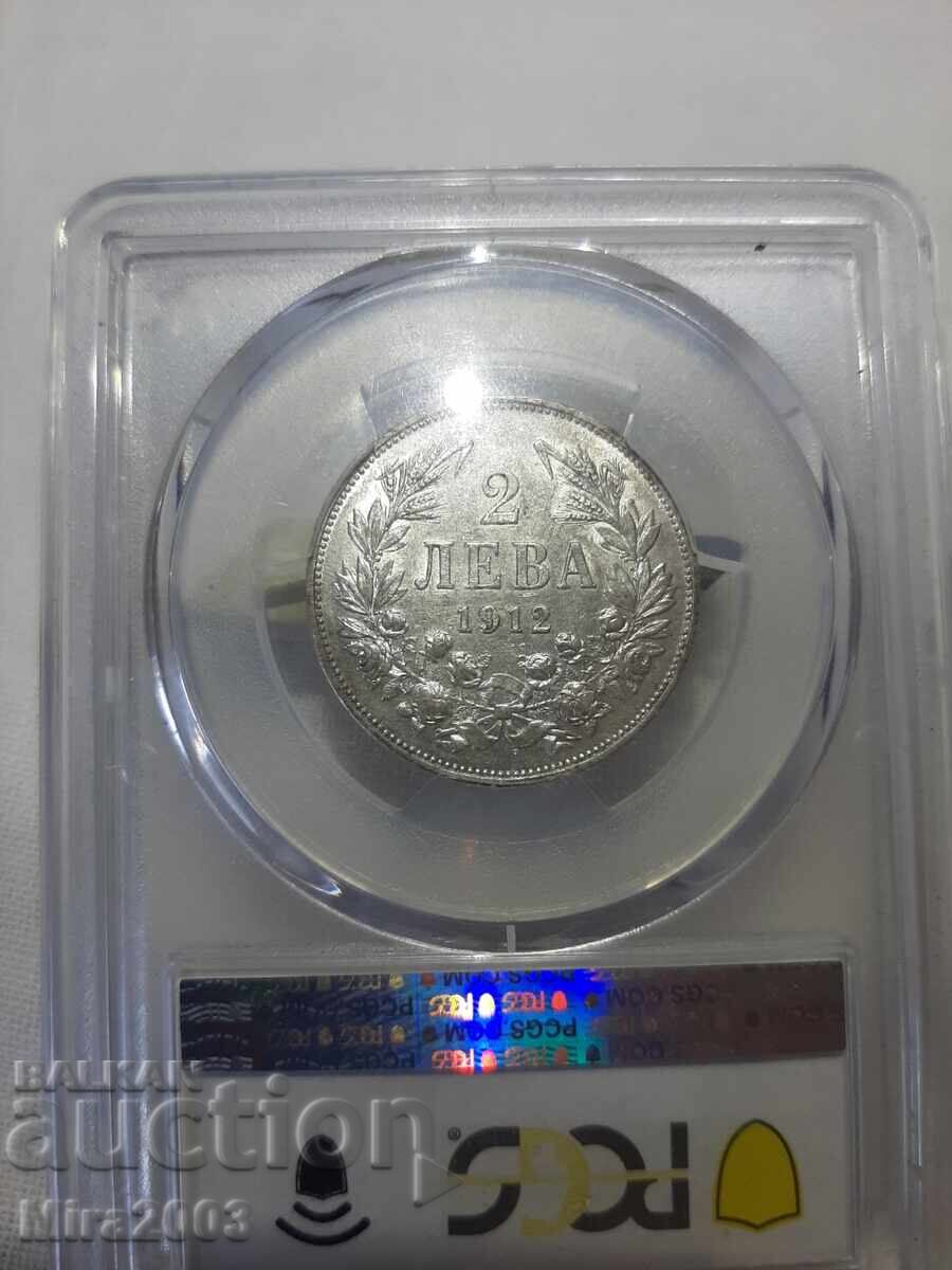 2 lei 1912g. AU55 PCGS cu preț € 60.00 | 117.35 BGN