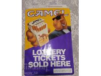 Διαφημιστικό αυτοκόλλητο CAMEL για βιτρίνα