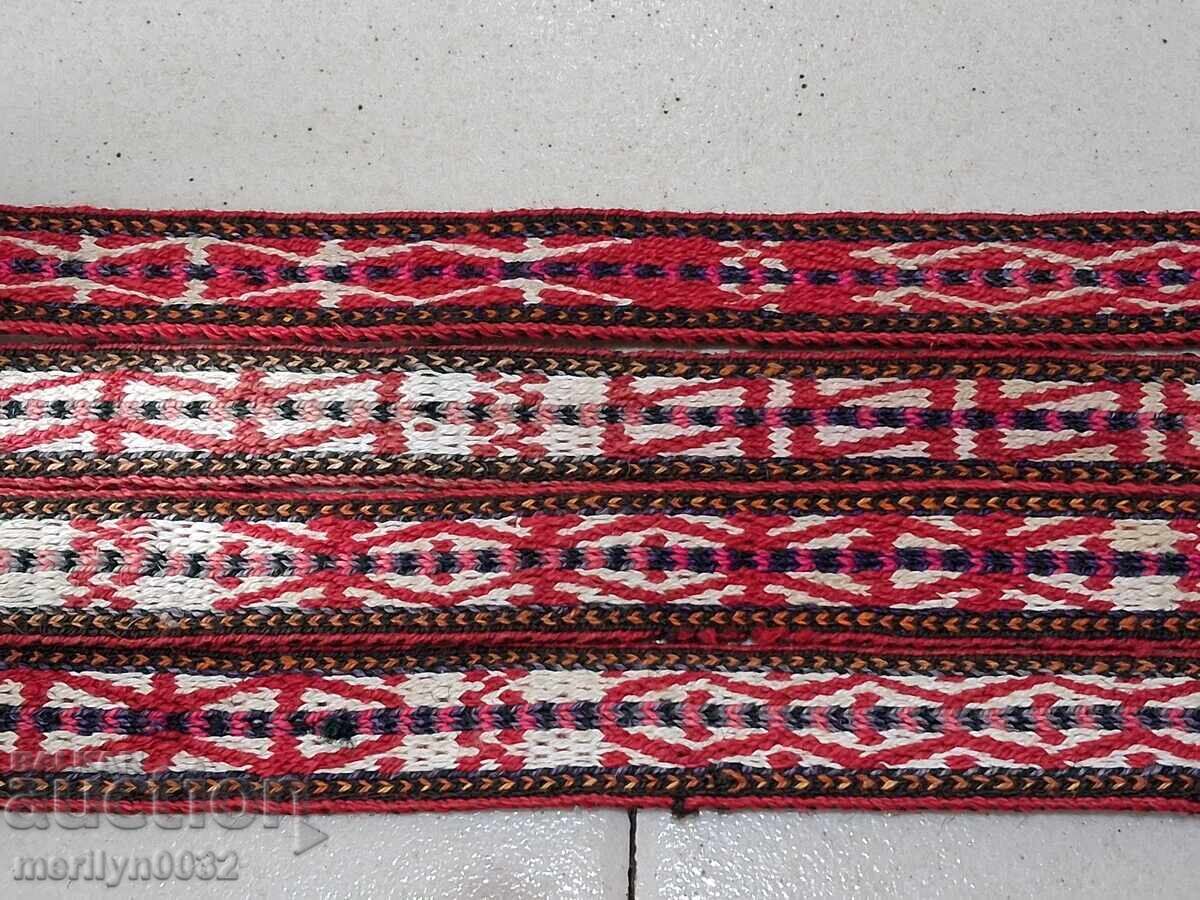 Παράδοση Παλιά χειροποίητη στολή ζώνη ζώνης 3,20 μέτρων