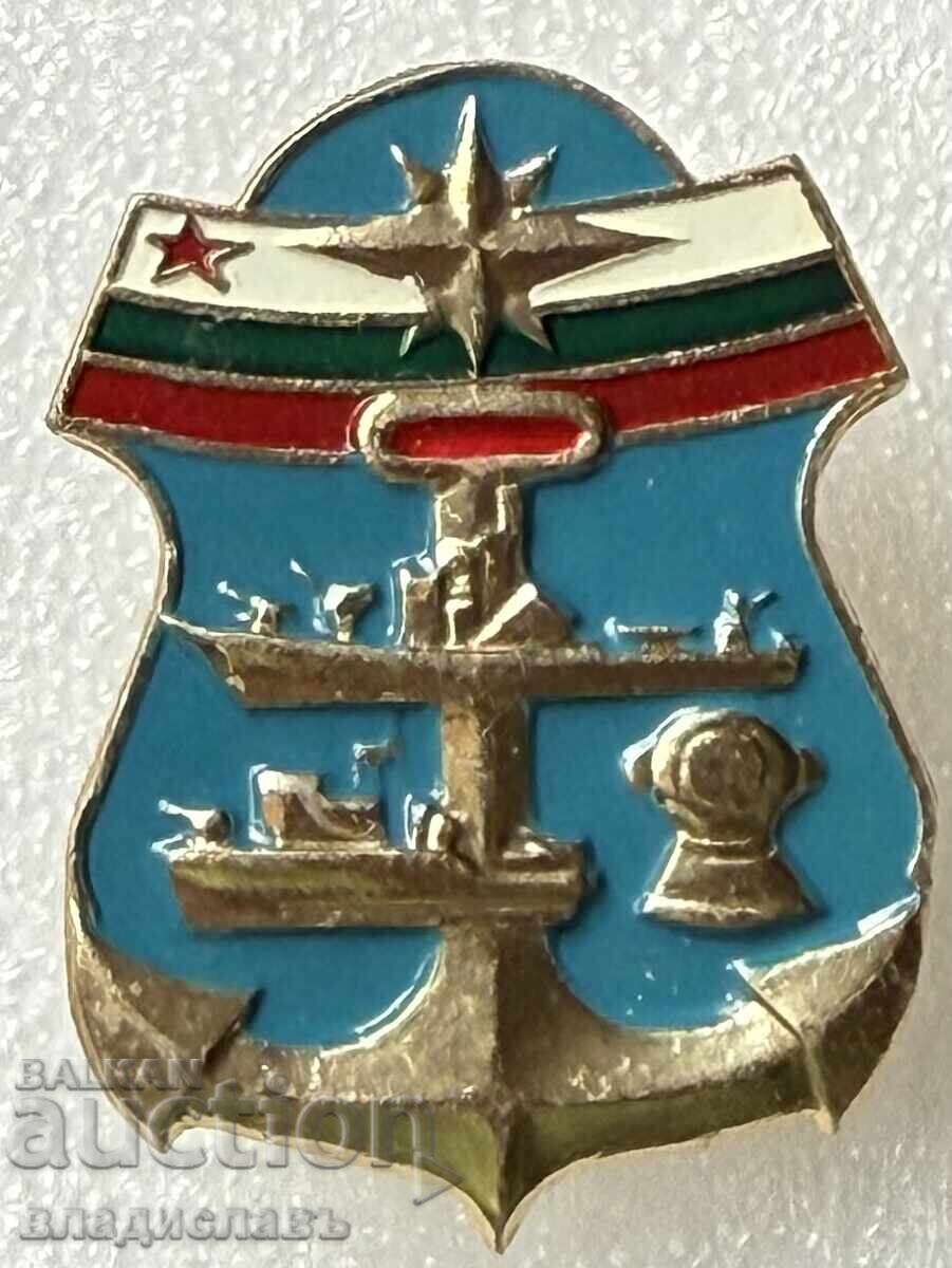 Соц. знак  Военоморски Сили на НРБ - на винт