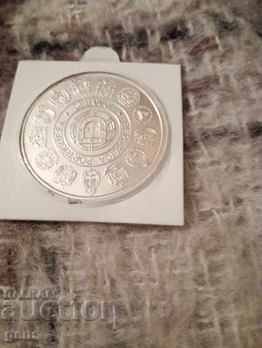 1000 Ескудос Португалия 1992 с цена € 35.00 | 68.45 лв.