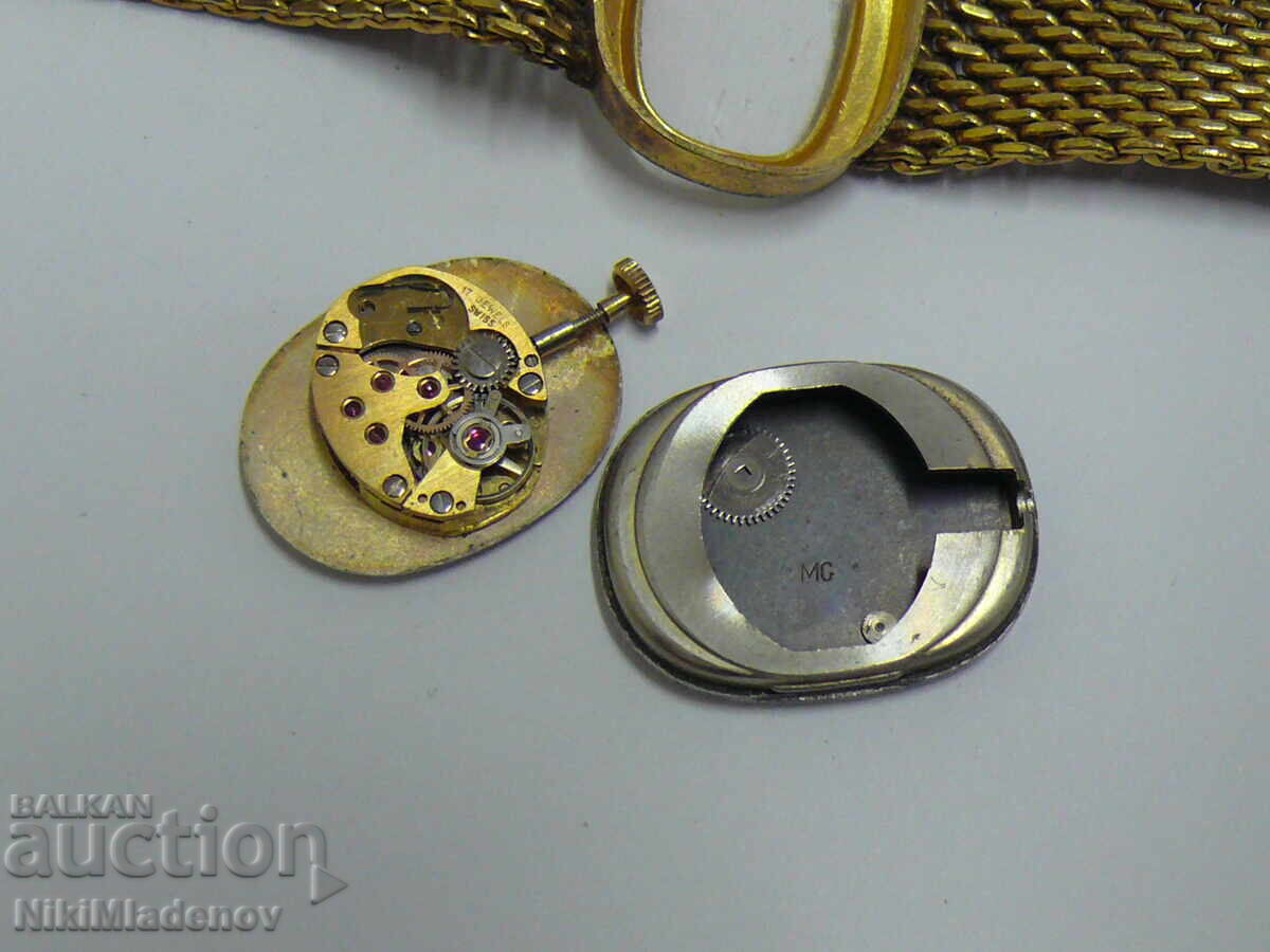 EVERITE Ceas de mână mecanic de damă placat cu aur - 7