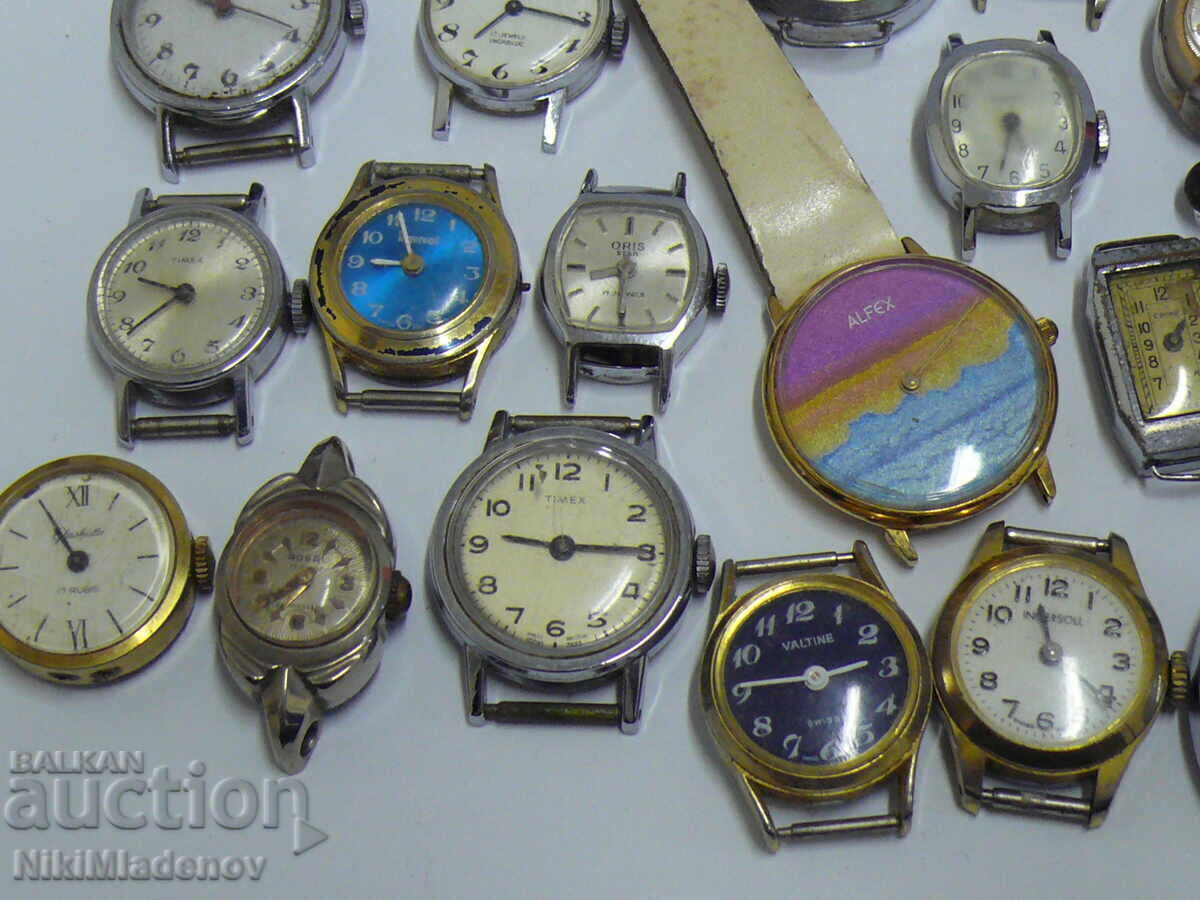 Auction  Lot of Swiss wristwatches, non-working