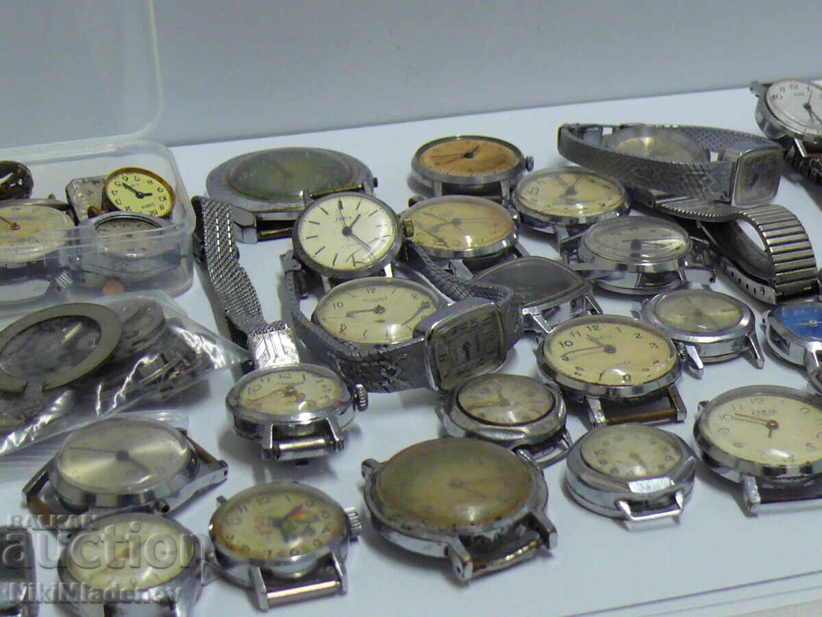 Lot de ceasuri mecanice rusești de mână, defecte - 7