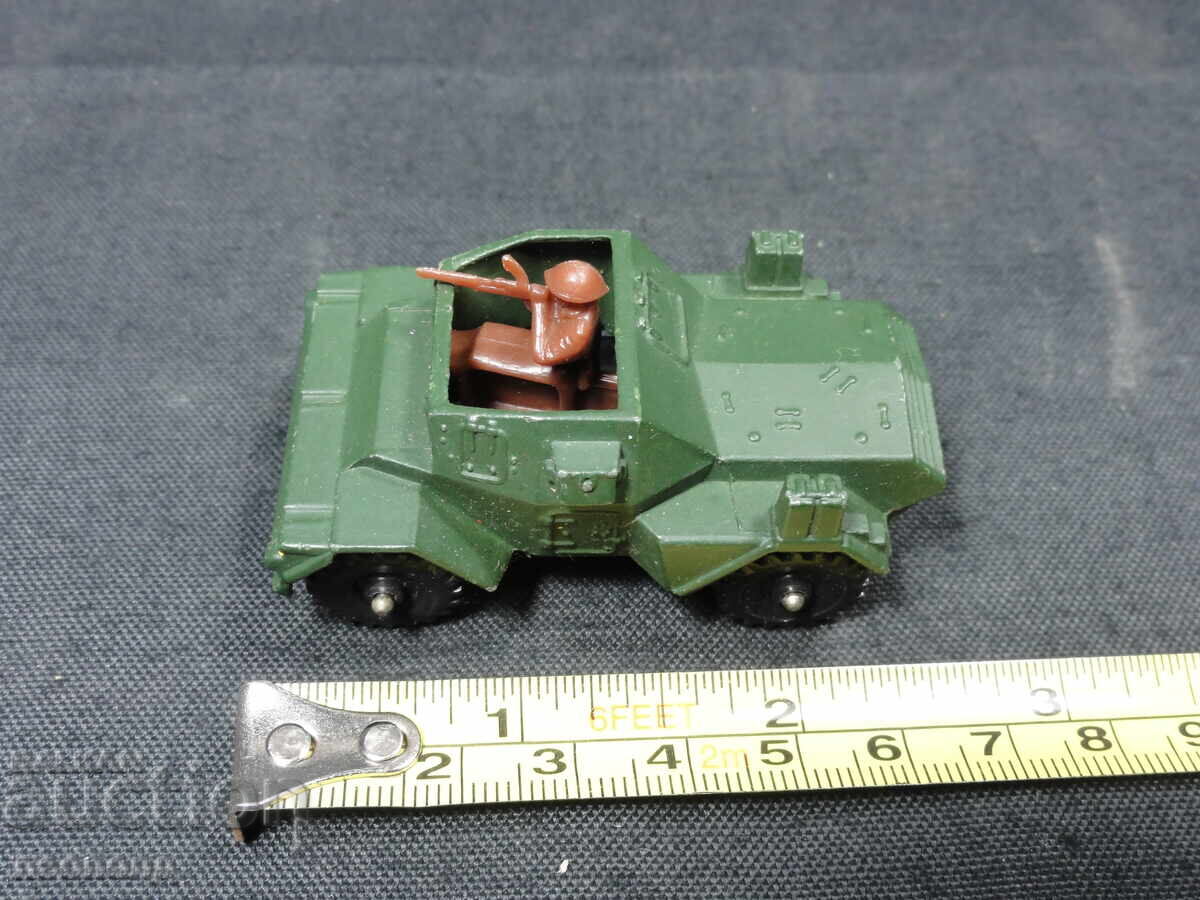 VECHE CĂRUȚĂ METALICĂ RETRO DAIMLER SCOUT CAR CORGI JUNIORS - 7