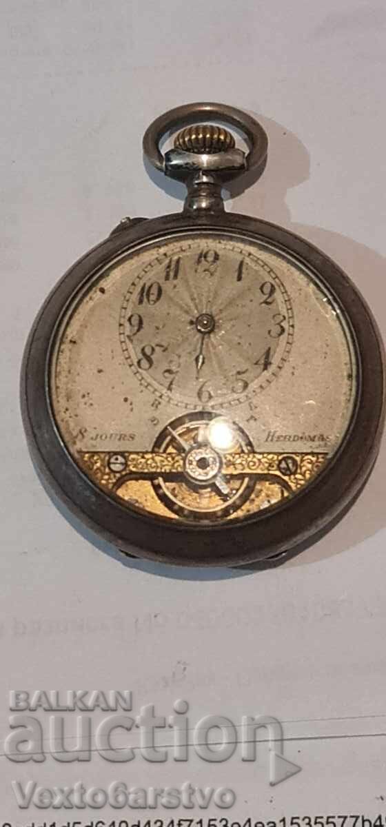 Доставка на Часовник-ДЖОБЕН-,,ХЕБДОМАС"-Сребро проба 800-БЗЦ.