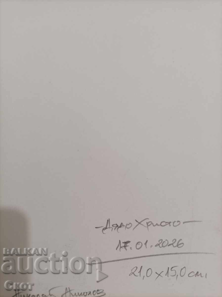 Рисунка с туш и цветни моливи с цена € 13.00 | 25.43 лв.