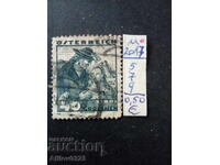 Марка употребена - Австрия.