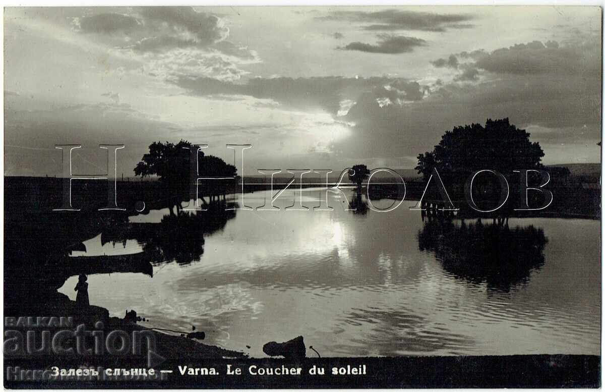 CARD VECHI APUS DE SOARE LÂNGĂ VARNA E860