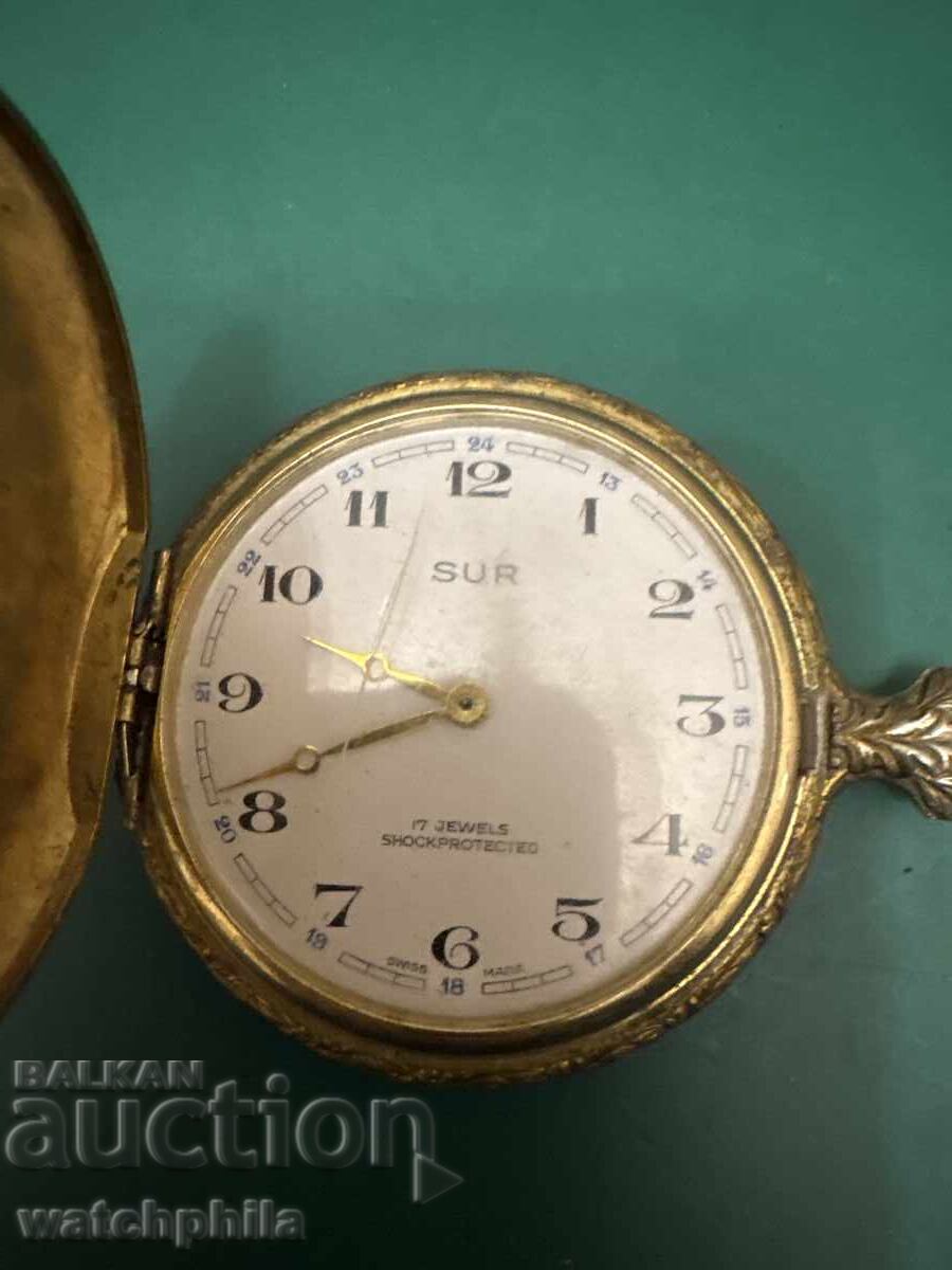 Εξαιρετικά σπάνιο ελβετικό ρολόι τσέπης. Λειτουργεί