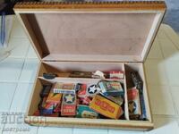 Бръснарски ножчета и кутия Български воин