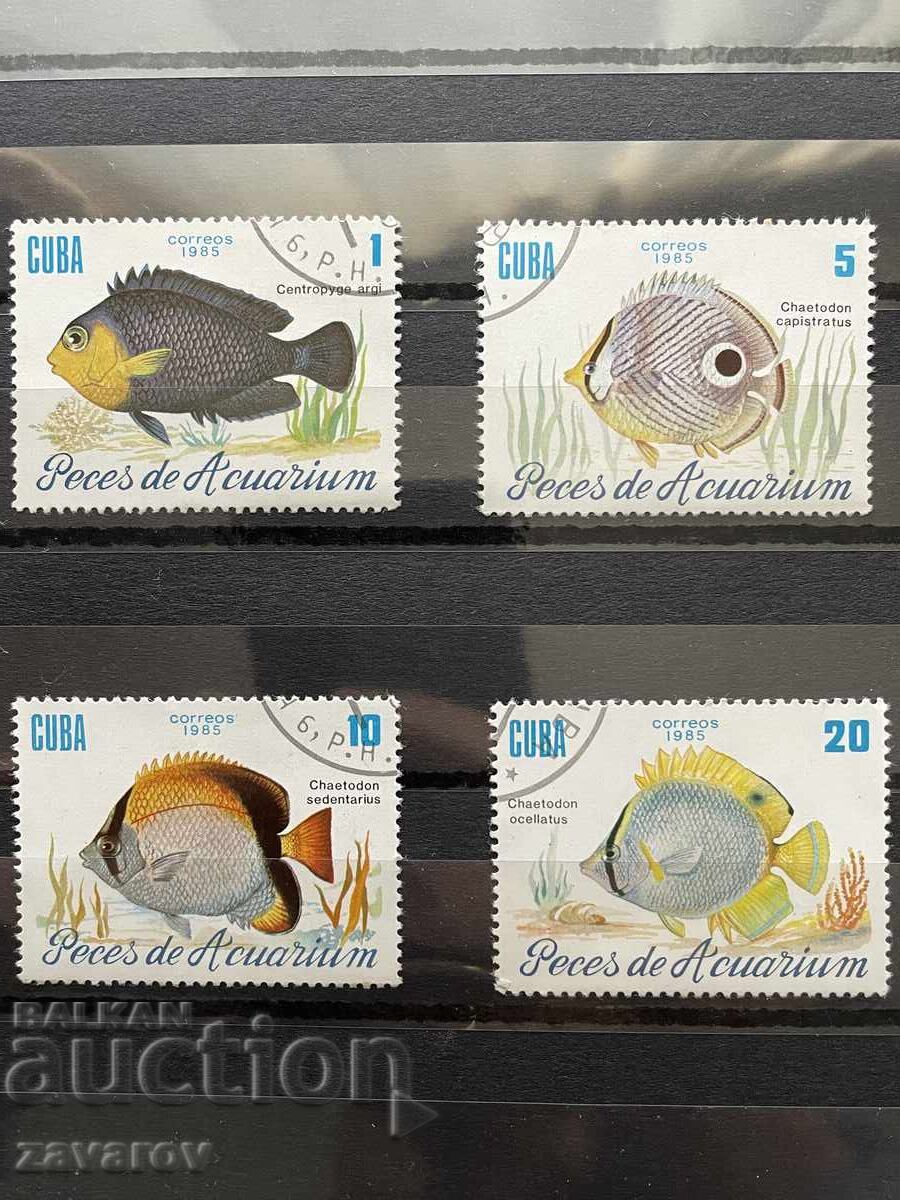 Куба 1985 Фауна Риби