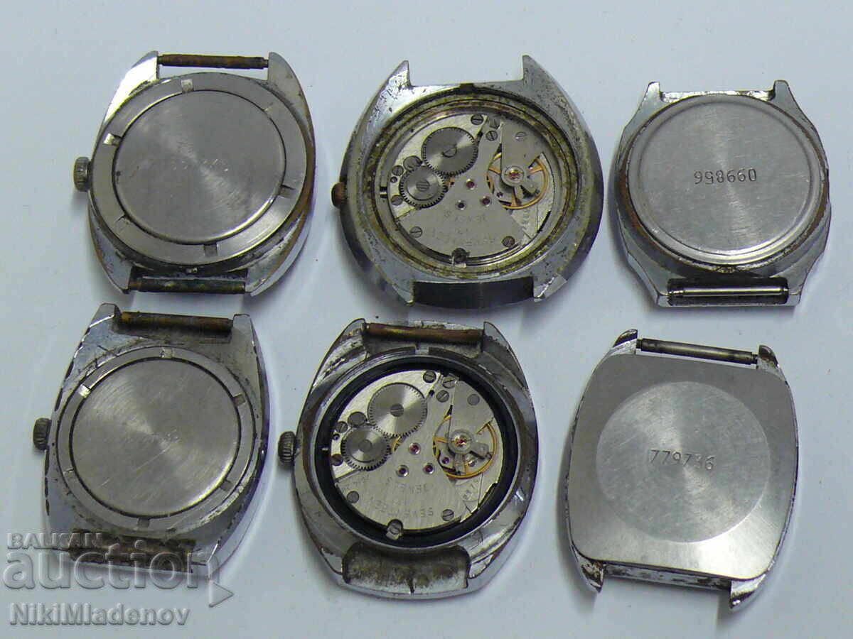 Delivery of Lot Soviet POLJOT Men's Mechanical Wristwatches