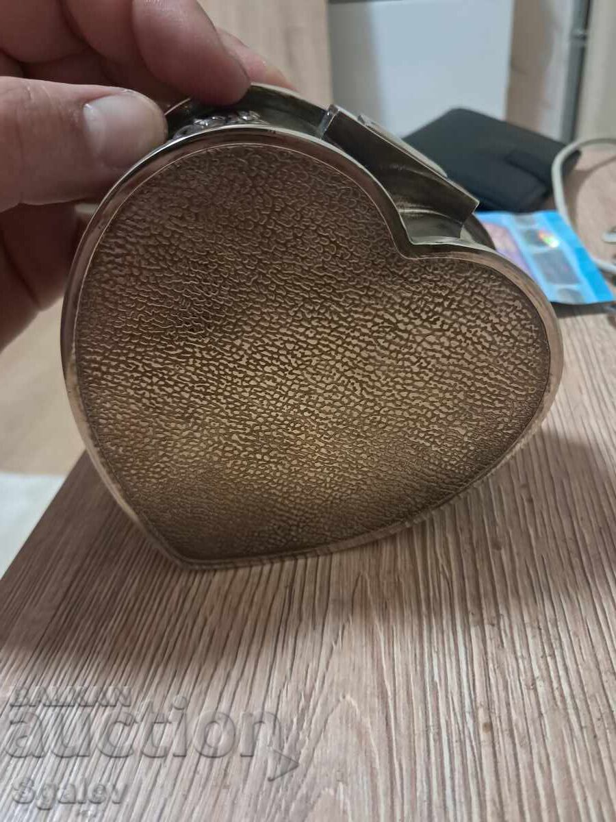 Cutie de bijuterii unică, masivă, veche - 6