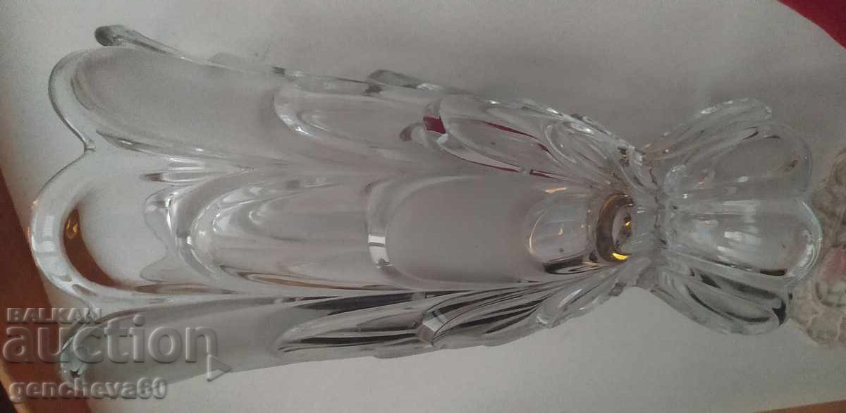 Licitație Vază retro de cristal Bohemia