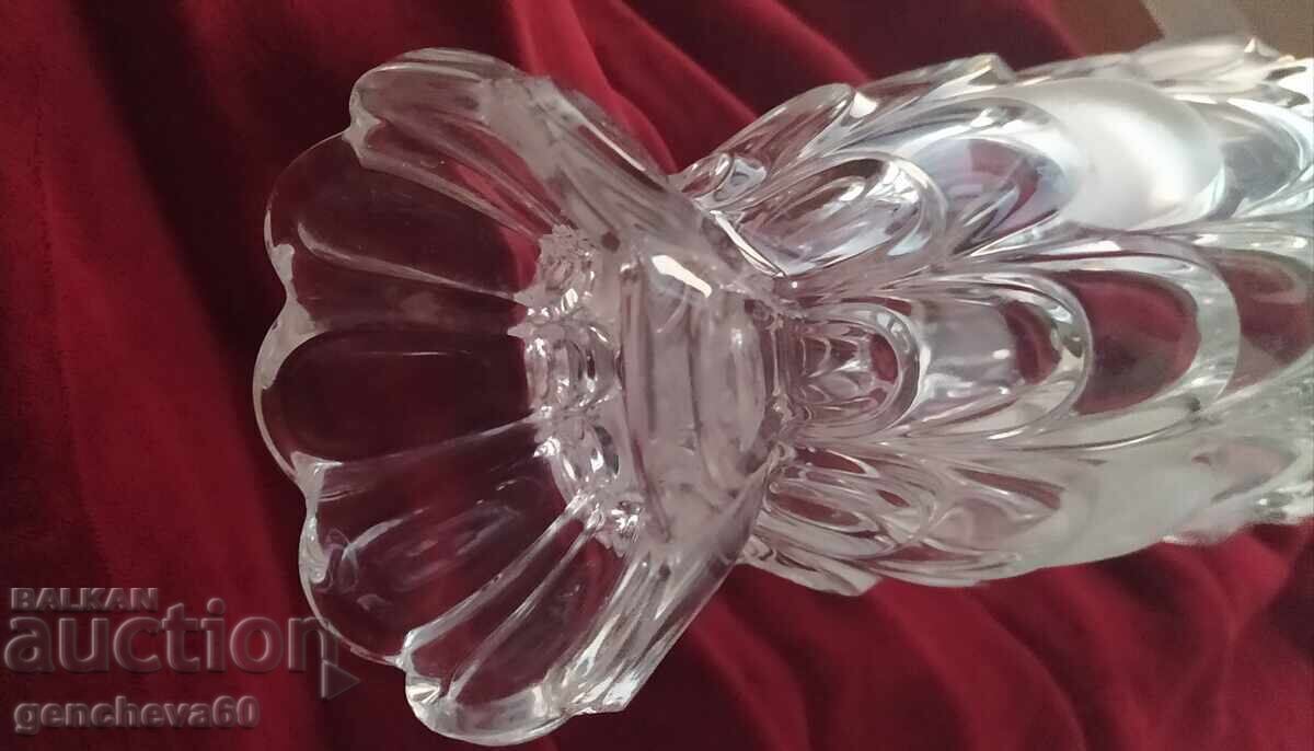 Livrarea Vază retro de cristal Bohemia