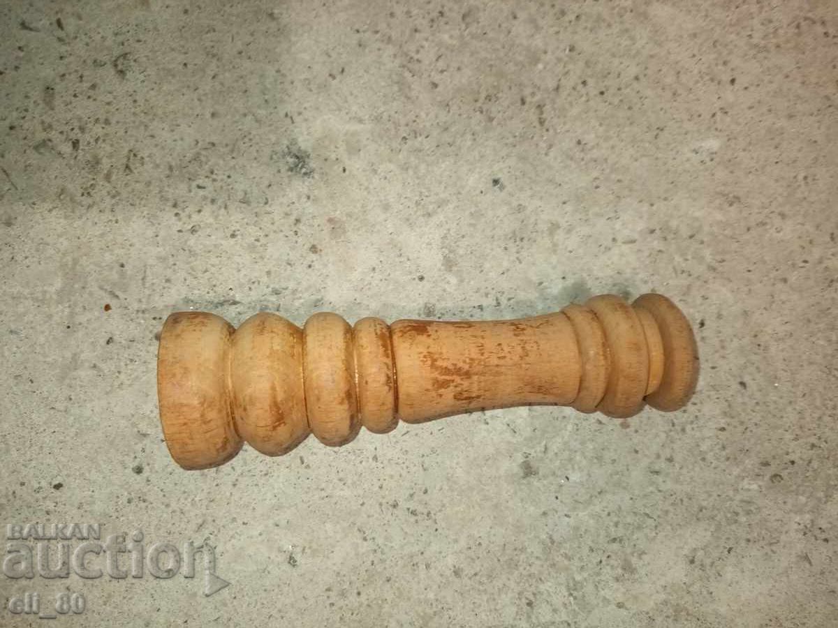 Old wooden salt cellar, large, 15 cm with price € 1.00 | 1.96 BGN
