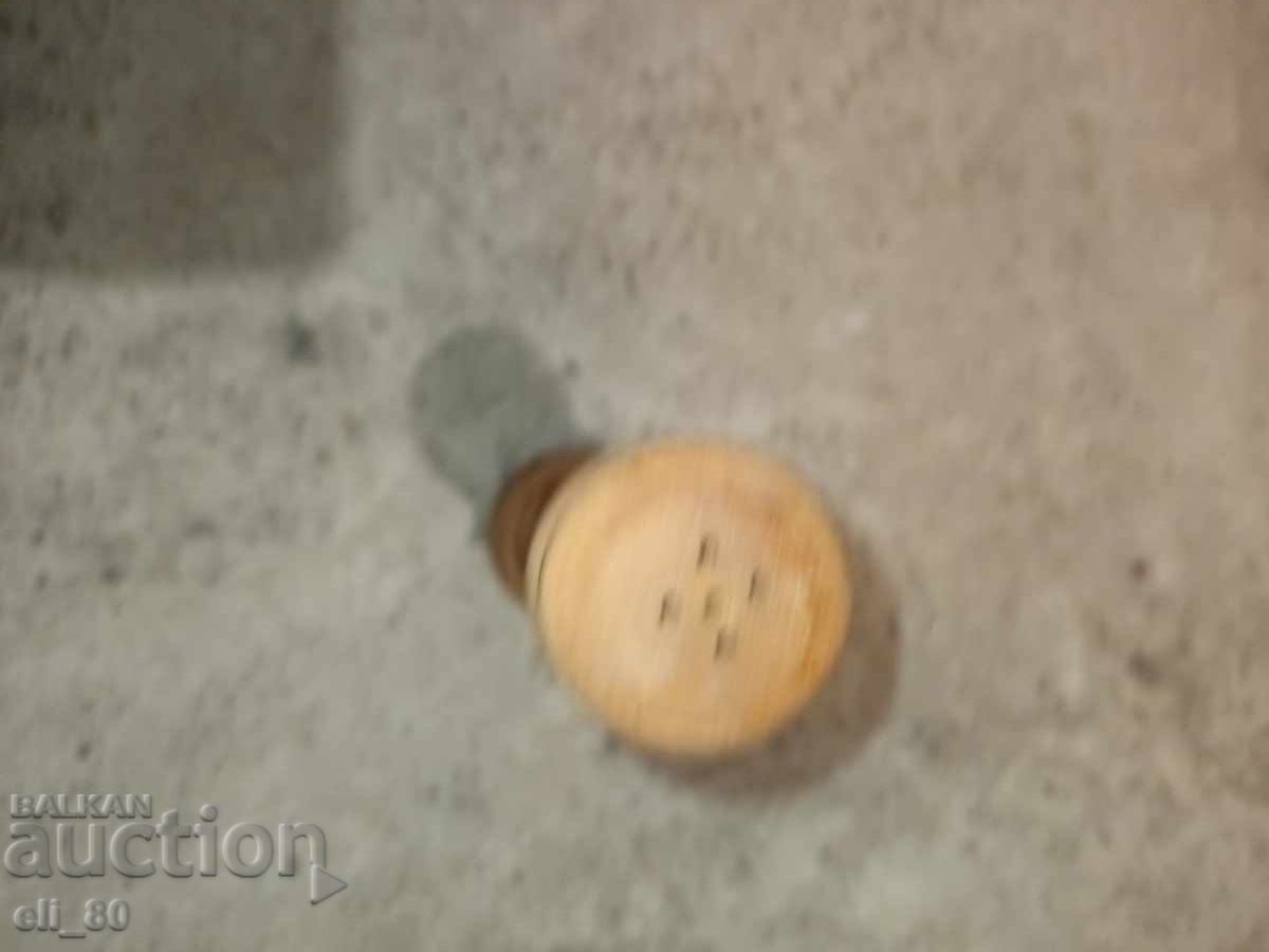 Delivery of Old wooden salt cellar, large, 15 cm