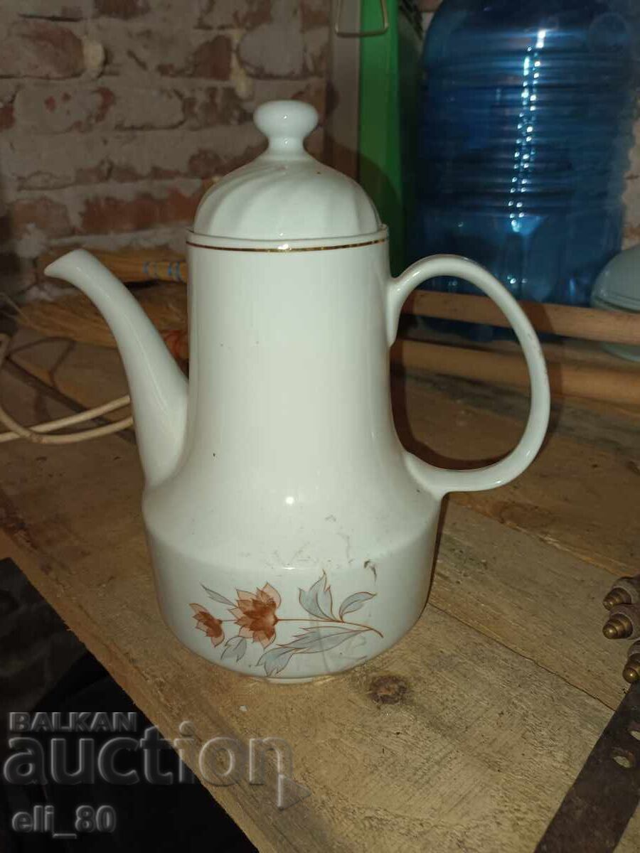 Large porcelain teapot