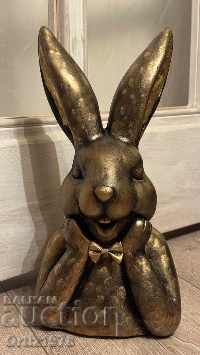 Large Easter Bunny, massive, hand-painted