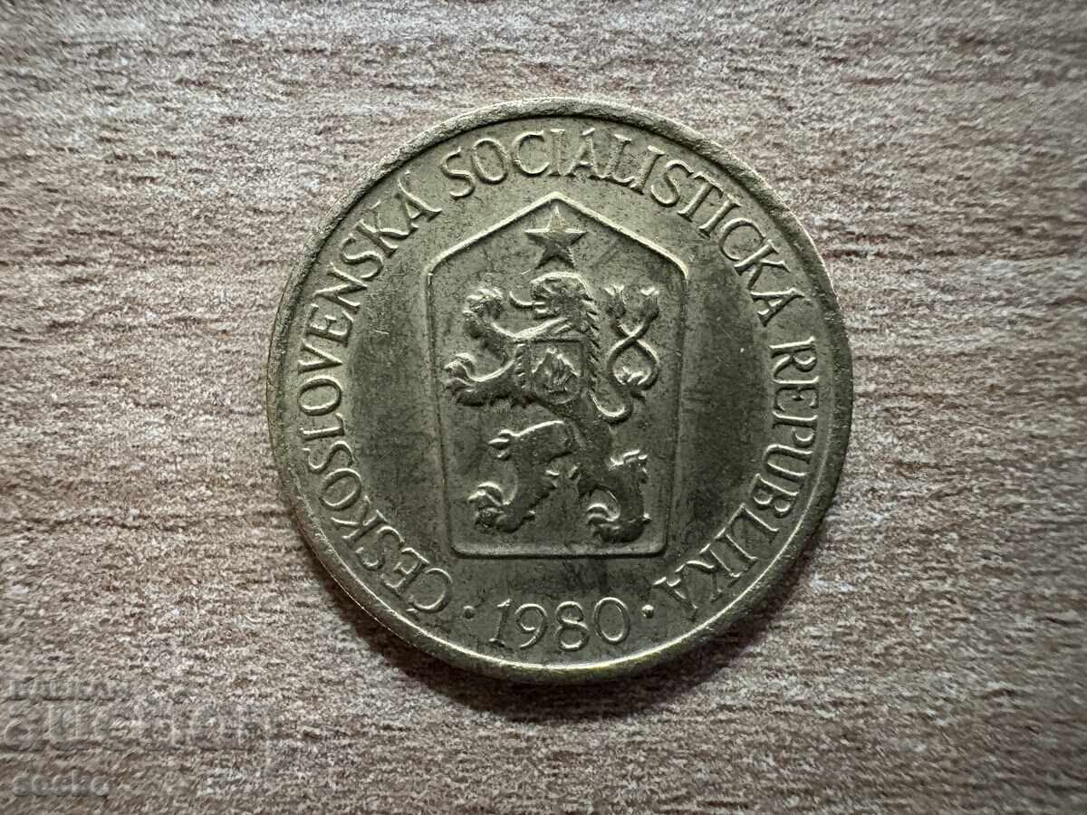 Cehoslovacia - 1 coroană (1980) cu preț € 0.15 | 0.29 BGN