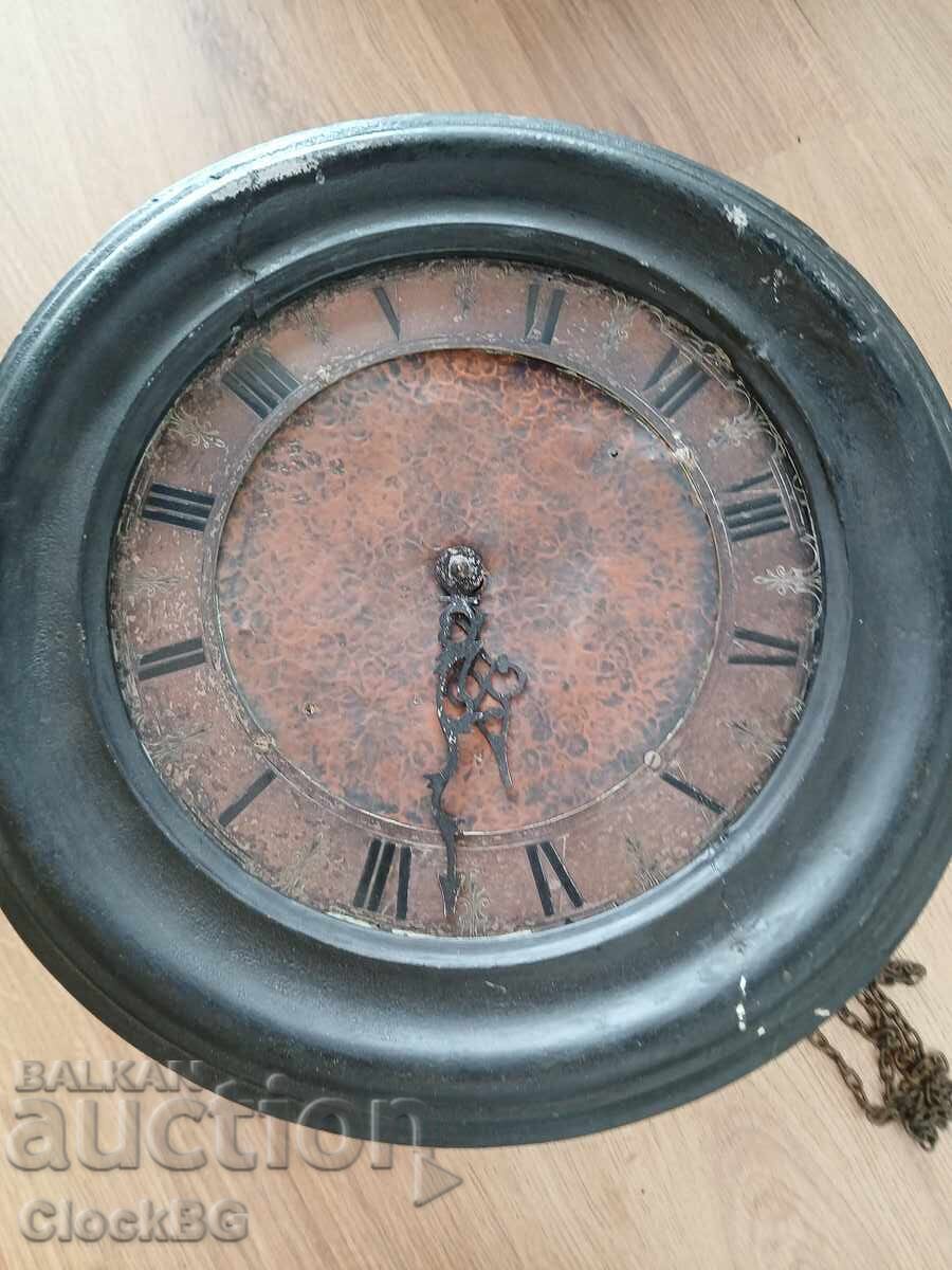 Ceas de perete mecanic (stil regulator cutie)