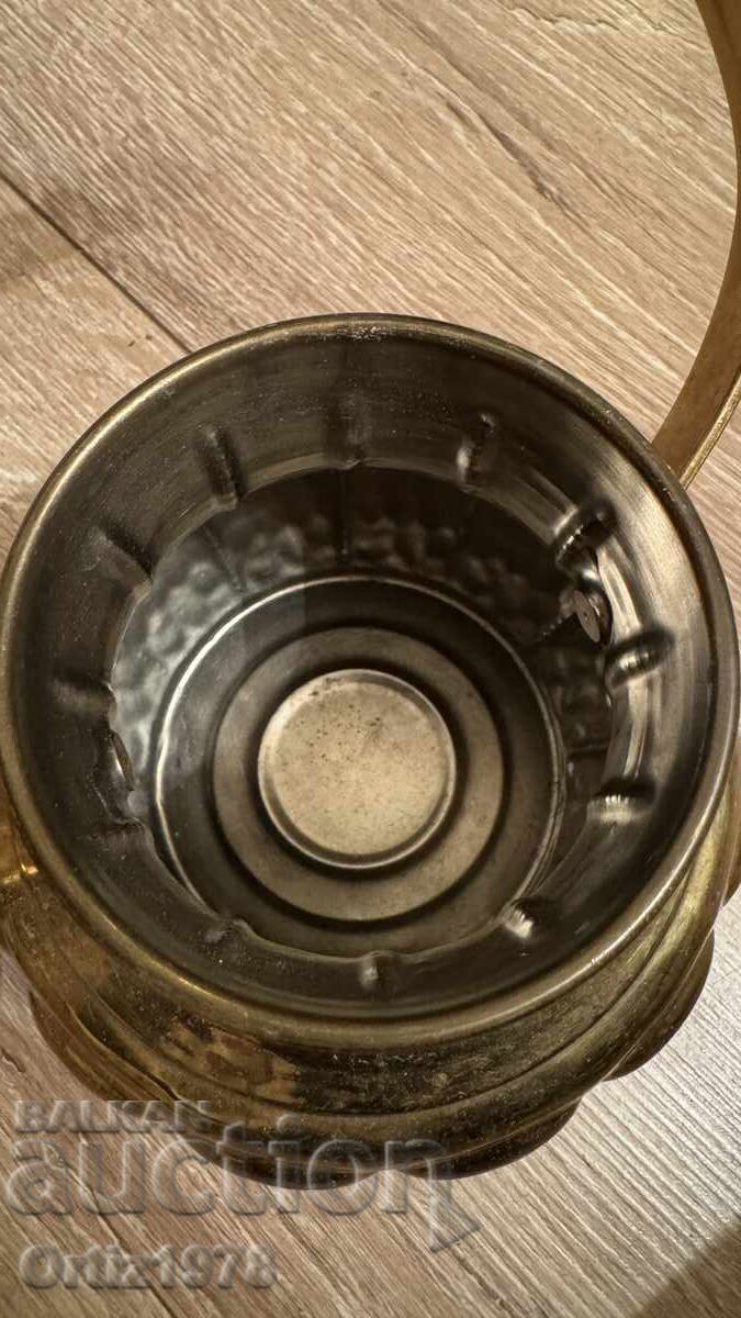 Livrarea Ceainic vintage din alamă, Franța, 900ml