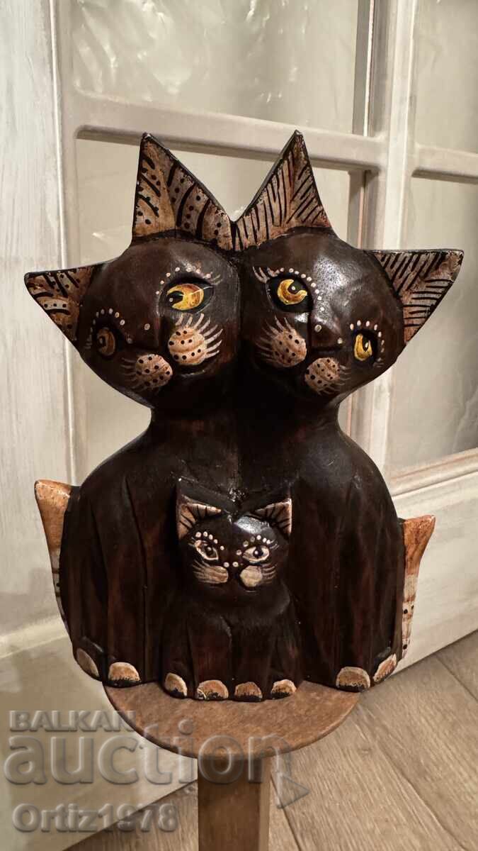Wooden Cats - Indonesia