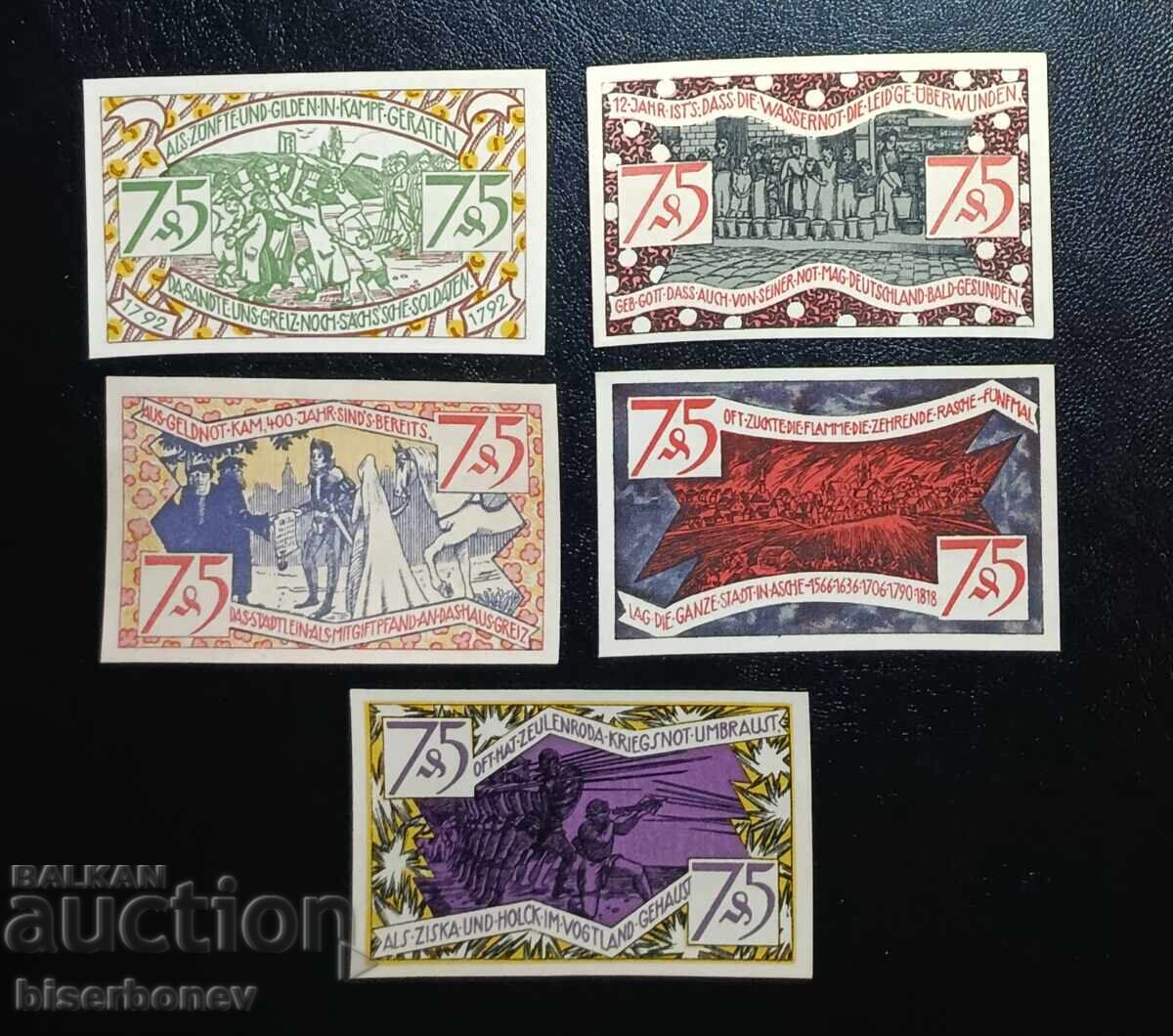 Germania, Germania, lot Zeulenroda, 1920-1921, UNC - 5