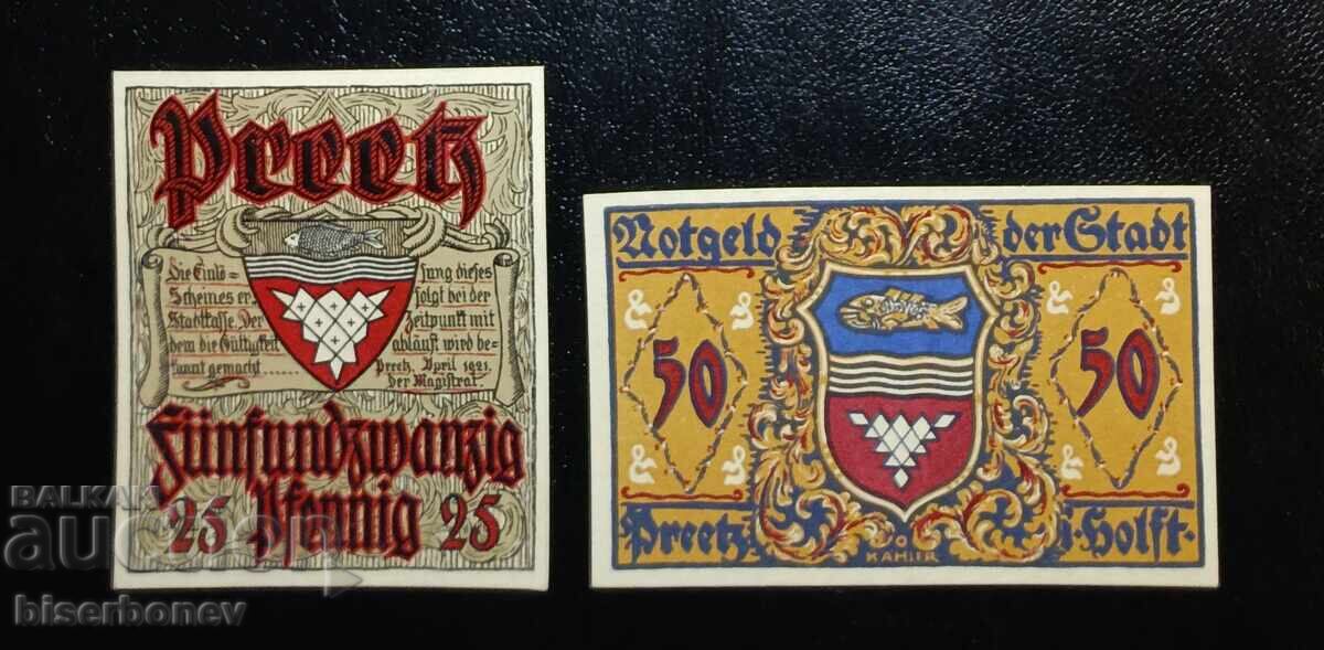 Germania, lot de Pretz, 1920-1921, UNC