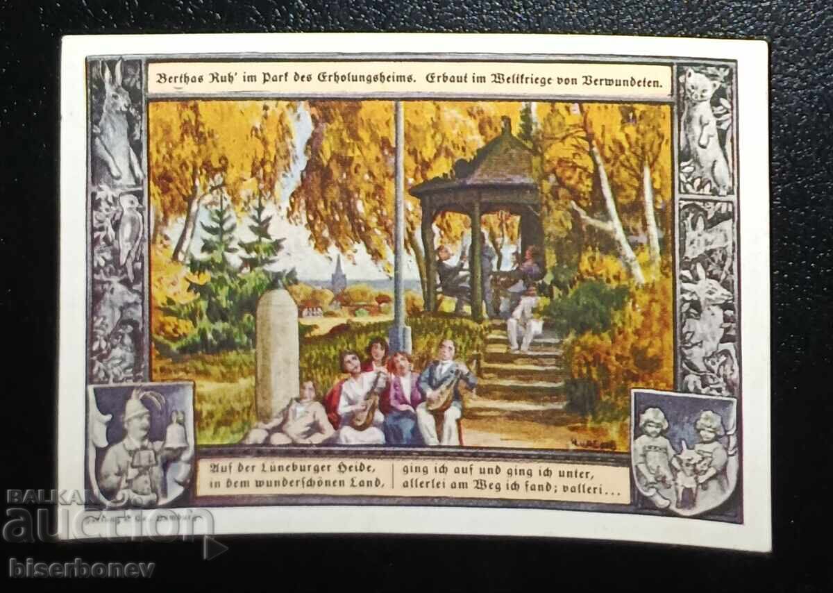 Auction Germany, Germany, 5 x 1 Mark, Walsrode, 1920-1921, UNC Auction Germany, Germany, 5 x 1 Mark, Walsrode, 1920-1921, UNC