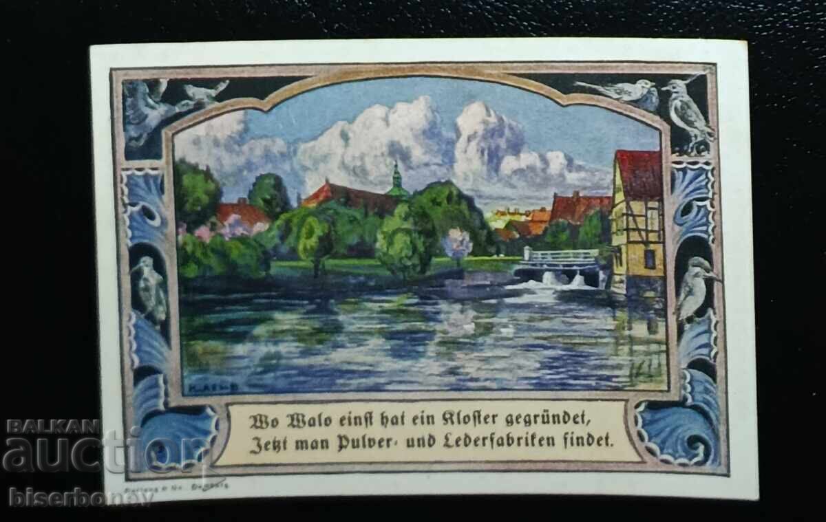 Germany, Germany, 5 x 1 Mark, Walsrode, 1920-1921, UNC - 5 Germany, Germany, 5 x 1 Mark, Walsrode, 1920-1921, UNC - 5