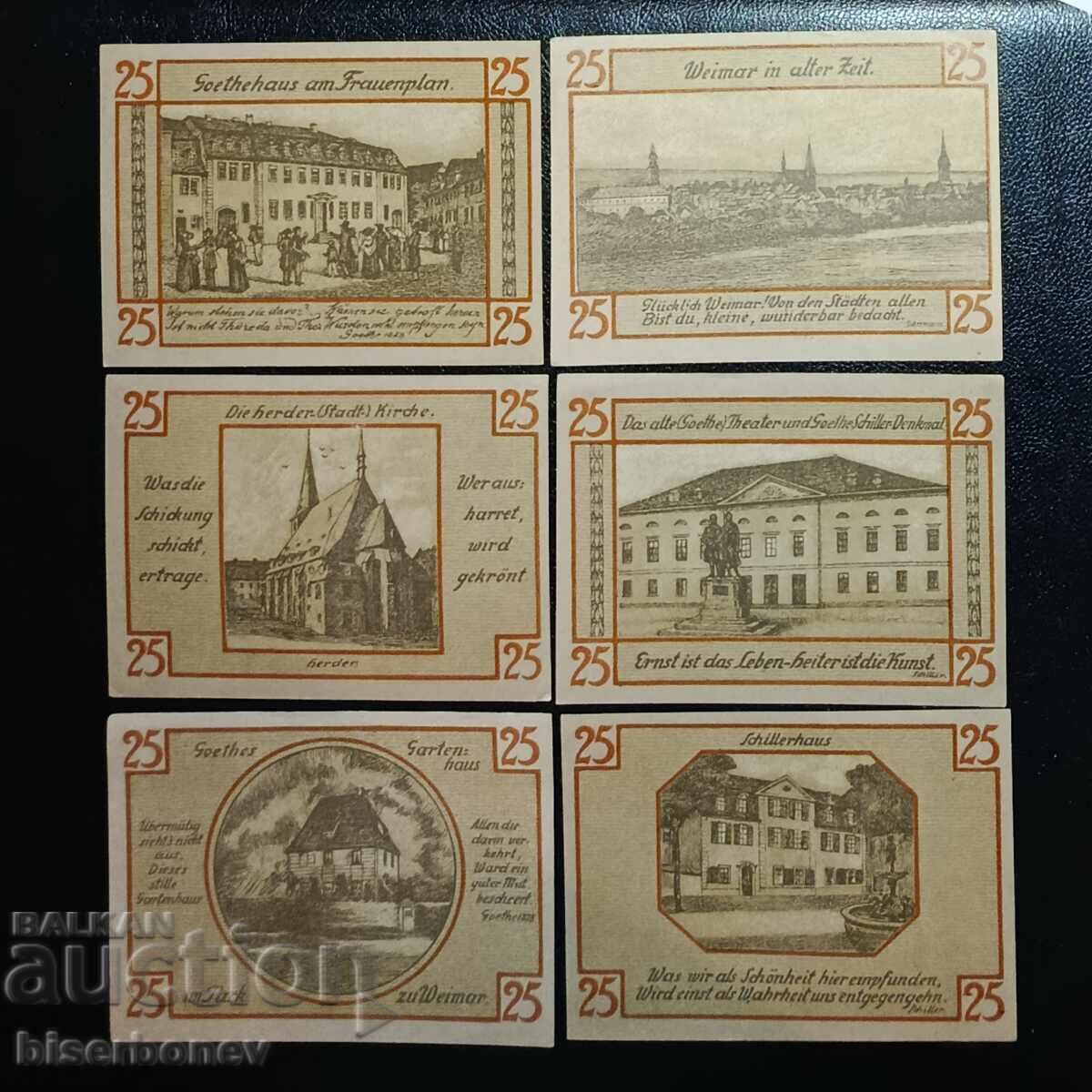 Germania, Germania, 50 pfennig Weimar, 1920-1921, UNC cu preț € 12.50 | 24.45 BGN