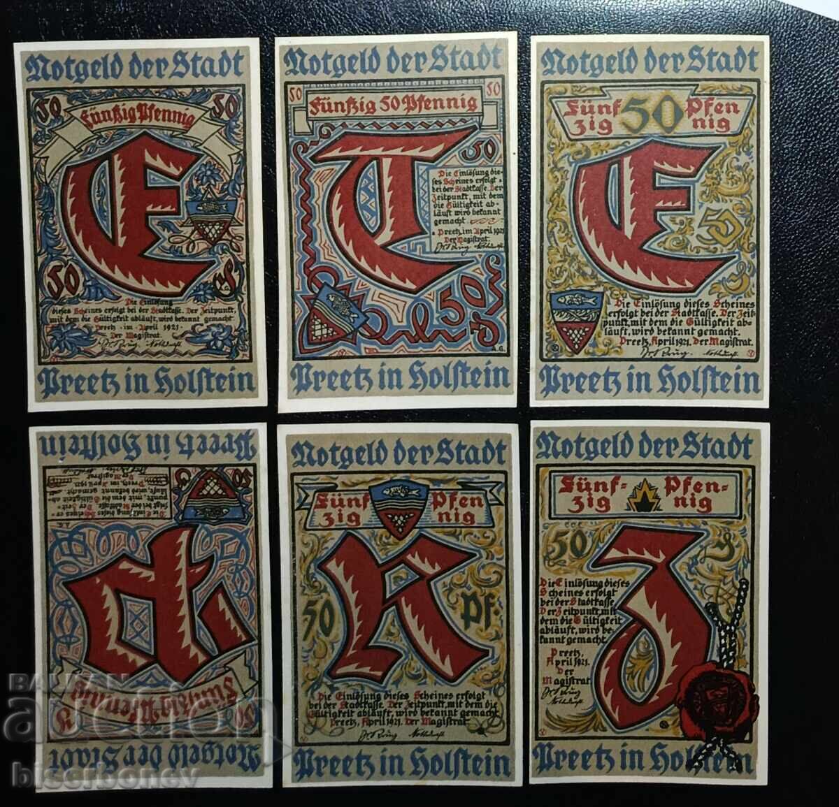 Germany, Holstein 50 Pfennig, 1920-1921, UNC Germany, Holstein 50 Pfennig, 1920-1921, UNC