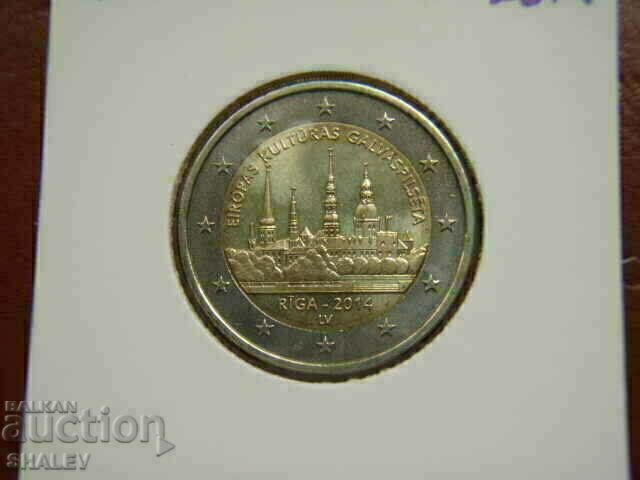 2 euro 2014 Latvia "Riga" /Латвия/ - Unc (2 евро) с цена € 5.70 | 11.15 лв.