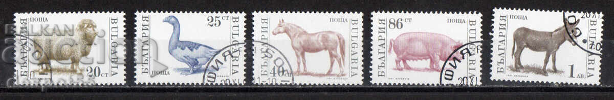 1991. Bulgaria. Animale de fermă. Partea a III-a 1991. Bulgaria. Animale de fermă. Partea a III-a