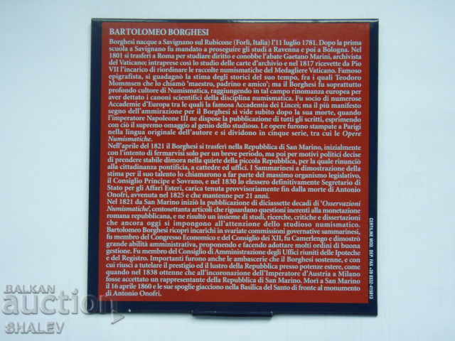 Licitație 2 Euro 2004 San Marino Bartolomeo Borghesi San Marino 2 euro