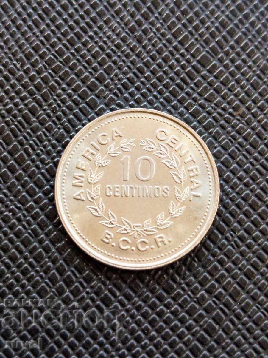 Costa Rica 10 centavos, 1976 Costa Rica 10 centavos, 1976