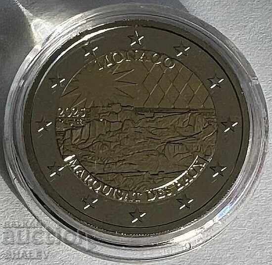 2 Euro 2025 Monaco "Marquiz des Baux" - Proof with price € 361.89 | 707.80 BGN