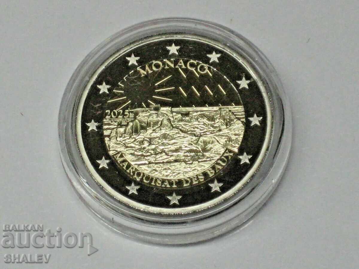 2 Euro 2025 Monaco "Marquiz des Baux" - Proof - 6
