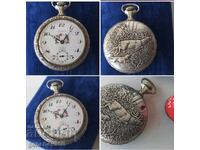 Ceas de buzunar elvețian WILHELM - 17 JEWELS