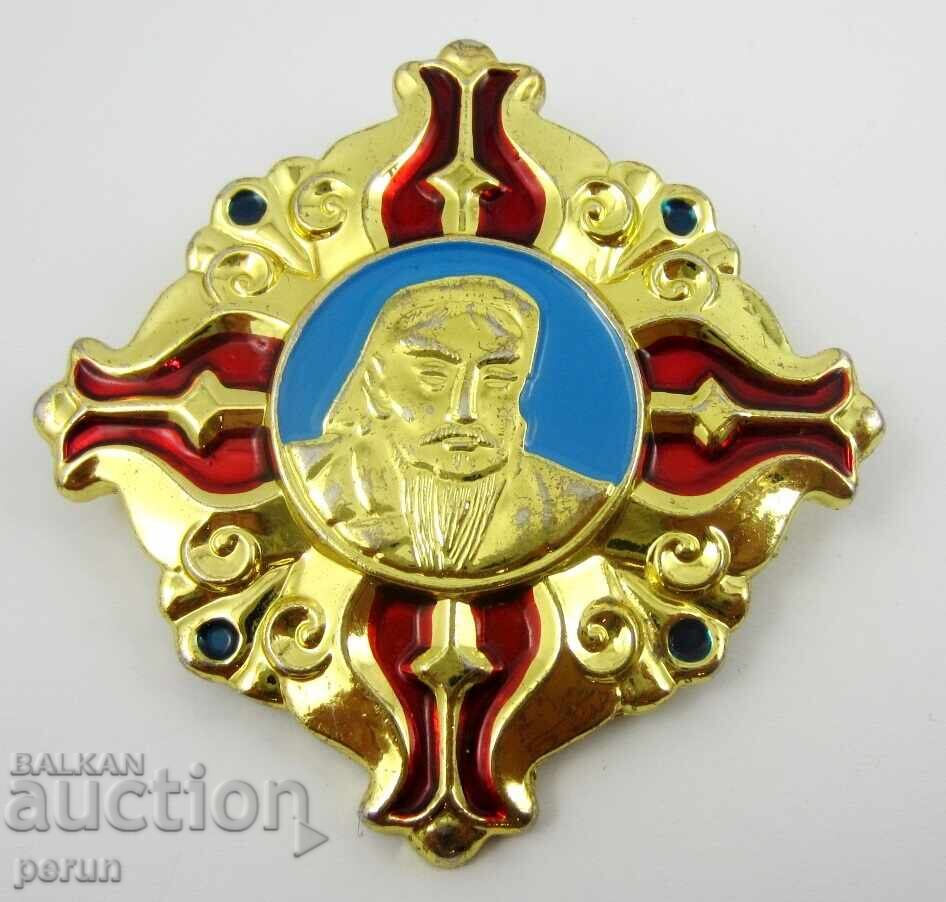 Livrarea SEMNE MONGOLEZE MEDALIE-CHINGHIS KHAN-800g. IMPERIUL MONGOLEZ