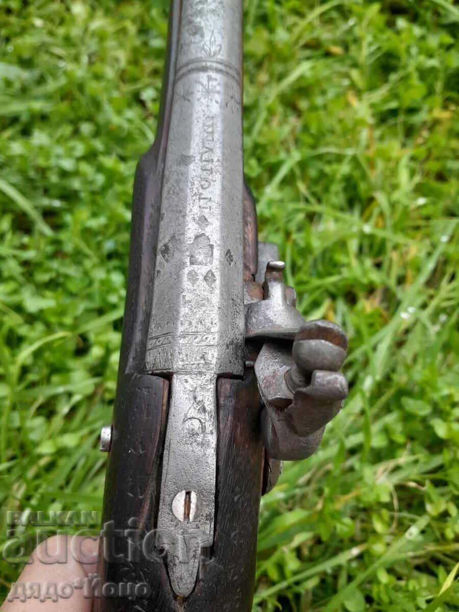 Доставка на 46см Хайдушки Османски Балкански Кремъчен пищов механизъм ОК