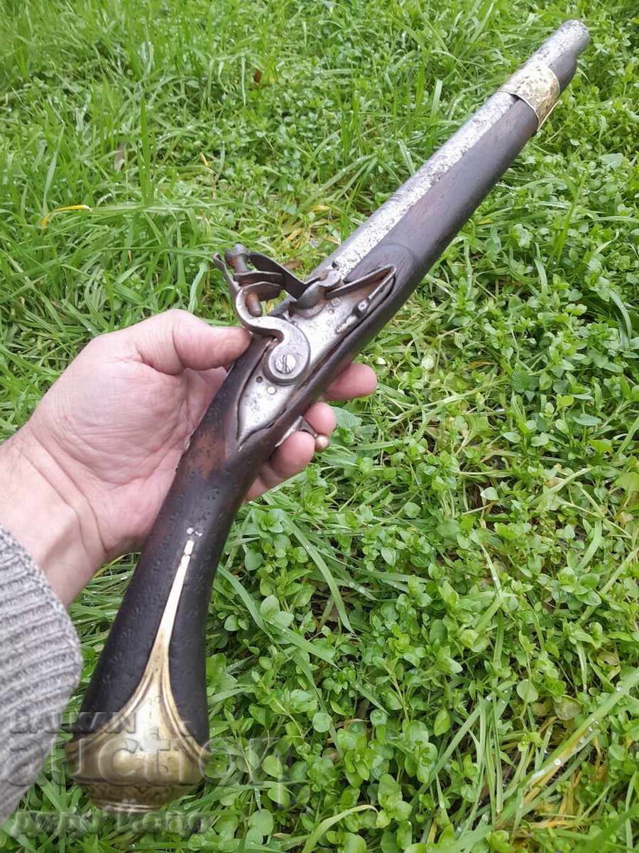 46см Хайдушки Османски Балкански Кремъчен пищов механизъм ОК