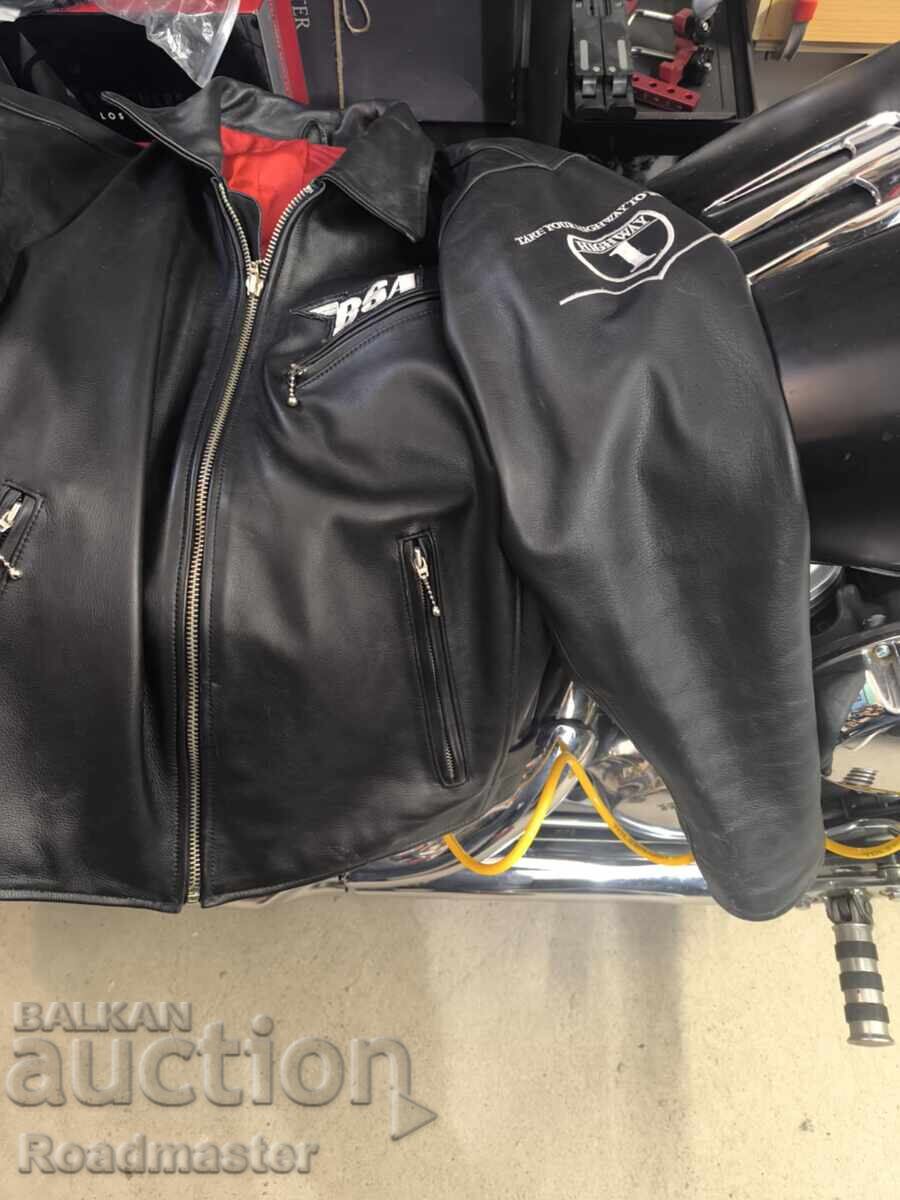 Доставка на Кожено яке BSA от телешка кожа